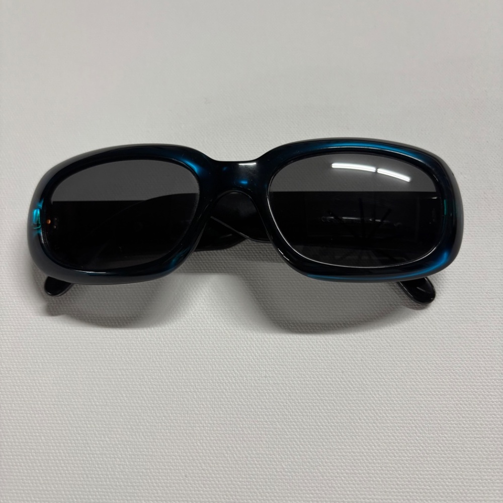 Christian Dior. Rare Vintage sunglasses. Beautiful Deep Marbled Blue. - Picture 8 of 8